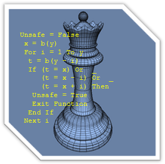 The eight queens puzzle in Python