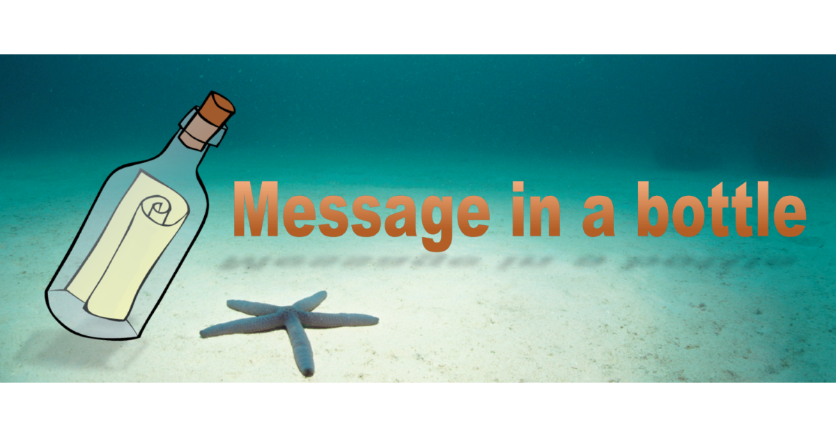 Message in a bottle